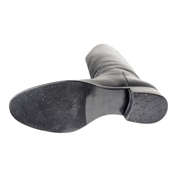 J CREW Field Black Leather Riding Boot Size 8.5 - Picture 9 of 13